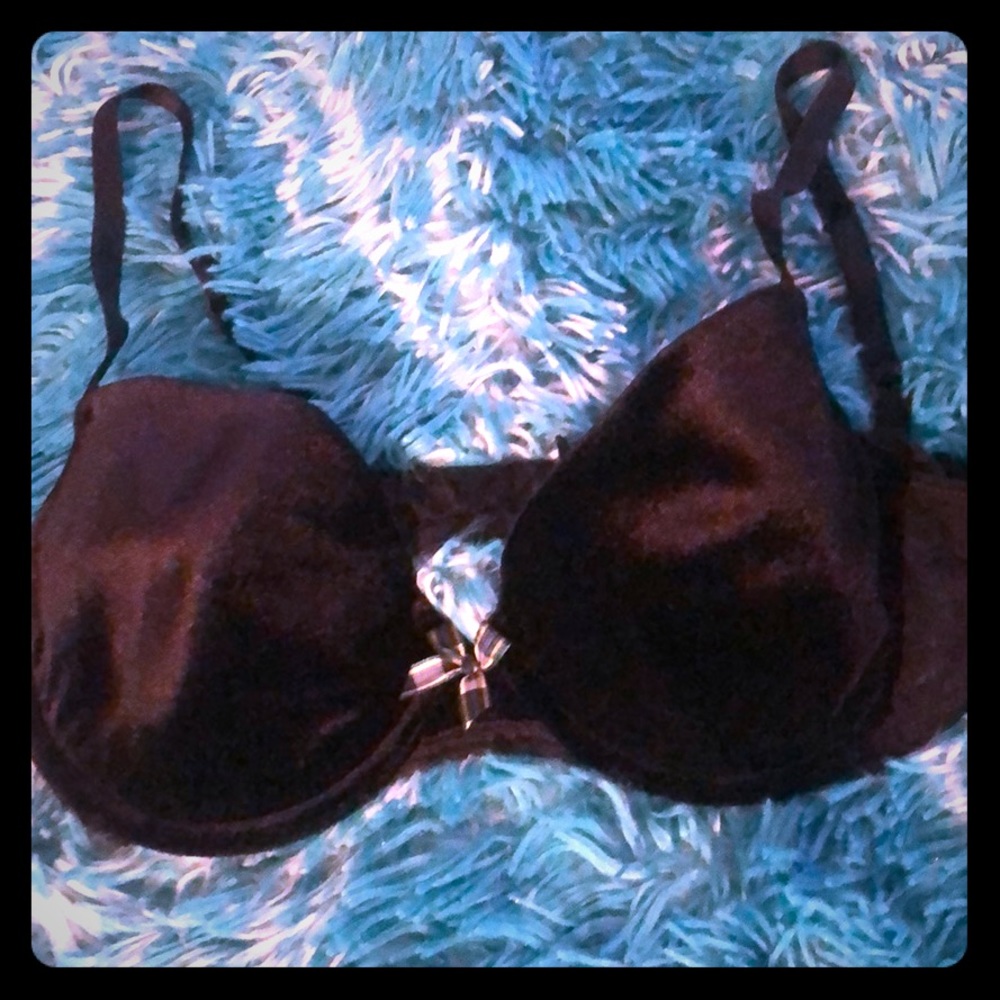 NWOT Tommy Hilfiger Black Velvet Bra